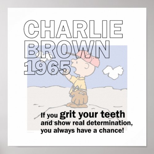 Peanuts  Charlie Brown 1965 Poster