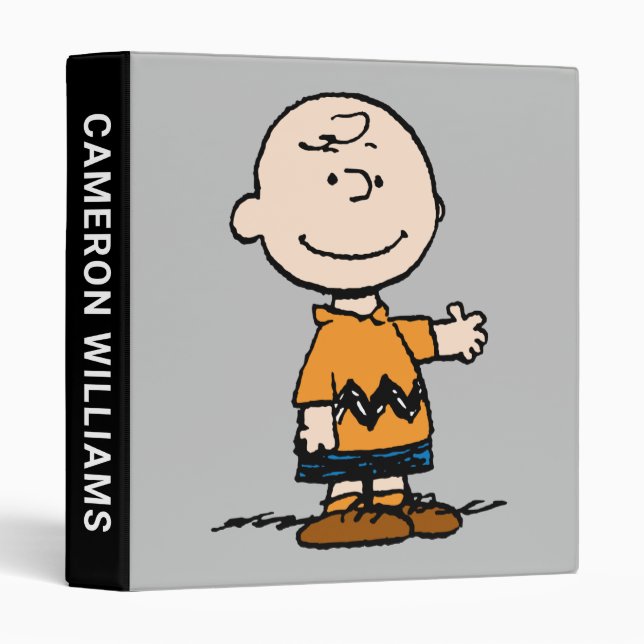 Peanuts | Charlie Brown 3 Ring Binder (Front/Spine)