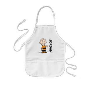 Peanuts   Charlie Brown   Add Your Name Kids' Apron