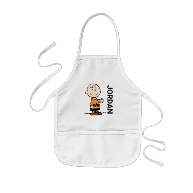 Peanuts | Charlie Brown | Add Your Name Kids' Apron (Front)