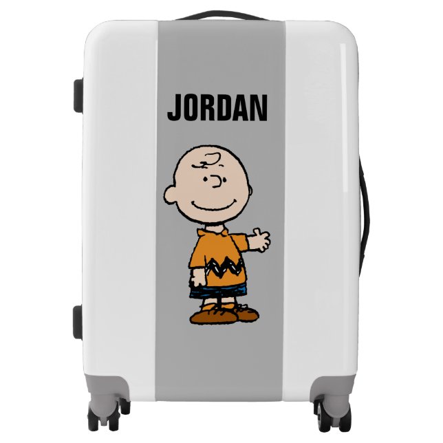 Peanuts | Charlie Brown | Add Your Name Luggage (Front)