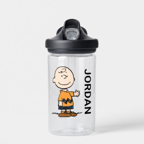 Peanuts  Charlie Brown  Add Your Name Water Bottle