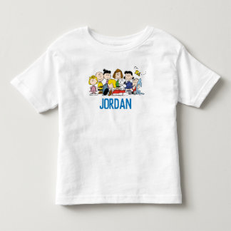 Peanuts | Charlie Brown and Gang | Add Your Name Toddler T-shirt