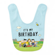 Peanuts | Charlie Brown and Gang Birthday Baby Bib