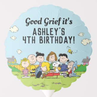Peanuts | Charlie Brown and Gang Birthday Balloon
