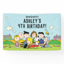 Peanuts | Charlie Brown and Gang Birthday Banner