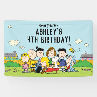 Peanuts | Charlie Brown and Gang Birthday Banner