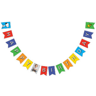 Peanuts | Charlie Brown and Gang Birthday Bunting Flags