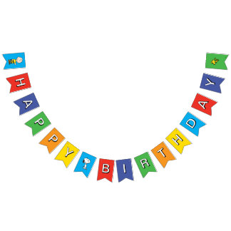 Peanuts | Charlie Brown and Gang Birthday Bunting Flags