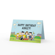 Peanuts | Charlie Brown and Gang Birthday Card
