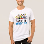 Peanuts | Charlie Brown and Gang - Birthday Dad Tri-Blend Shirt<br><div class="desc">Celebrate in style with the Peanuts Charlie Brown and Gang Birthday Dad T-Shirt! Featuring Charlie Brown, Snoopy, Lucy, Linus, and the rest of the Peanuts gang, this playful design is perfect for a proud dad hosting or attending a Peanuts-themed birthday party. The vibrant and nostalgic artwork brings the timeless charm...</div>