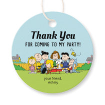 Peanuts | Charlie Brown and Gang Birthday Favor Tags