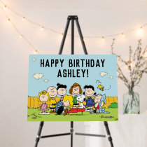 Peanuts | Charlie Brown and Gang Birthday Foam Board