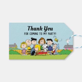 Peanuts | Charlie Brown and Gang Birthday Gift Tags