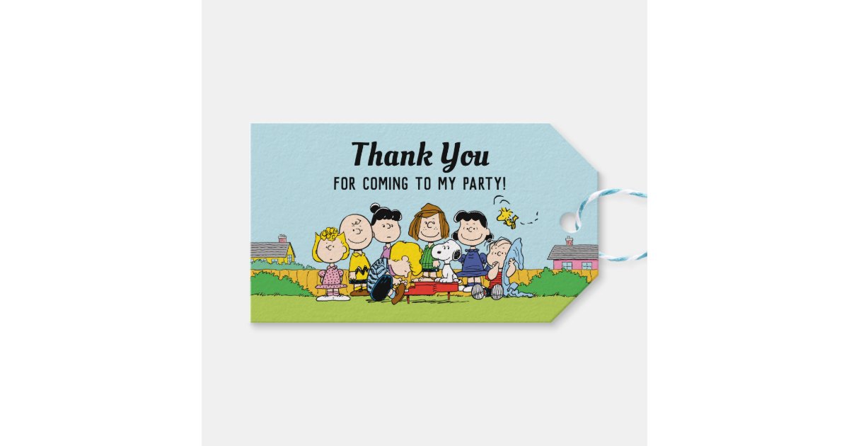 Peanuts, Snoopy & Woodstock Warm Wishes Gift Tags