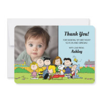 Peanuts | Charlie Brown and Gang Birthday Thank You Card