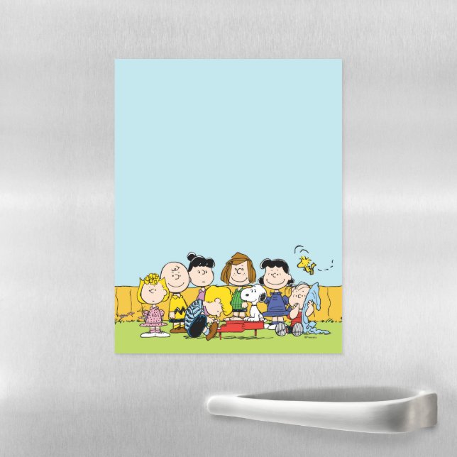 Peanuts | Charlie Brown and Gang Magnetic Dry Erase Sheet (In Situ)
