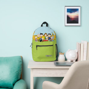 Peanuts | Charlie Brown and Gang Printed Backpack