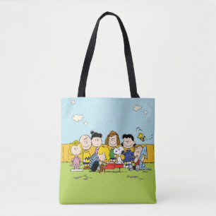 Peanuts Charlie Brown and Gang Tote Bag