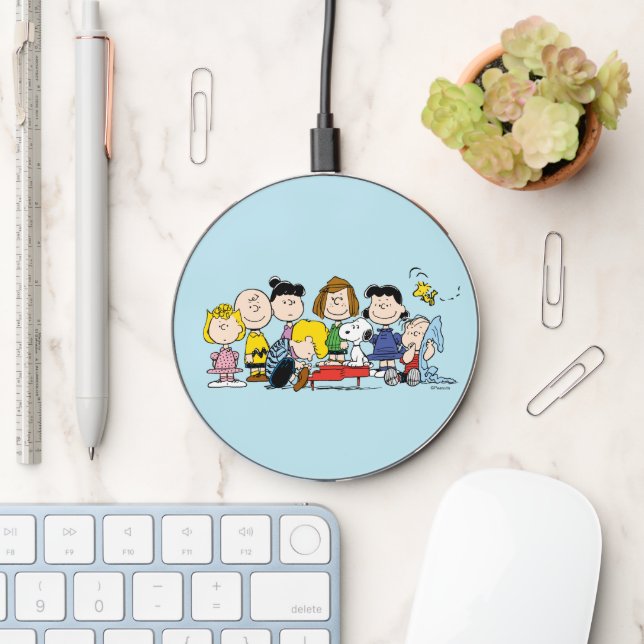 Peanuts | Charlie Brown and Gang Wireless Charger (Desk)