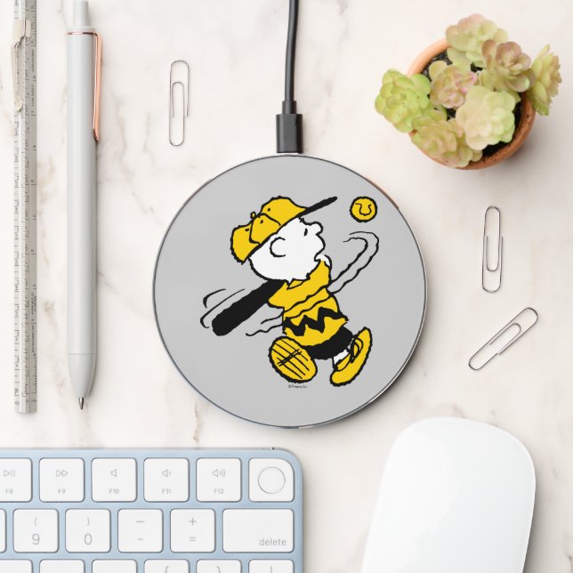 Peanuts | Charlie Brown at Bat Wireless Charger (Desk)