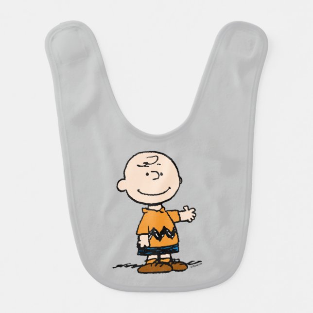 Peanuts | Charlie Brown Baby Bib (Front)