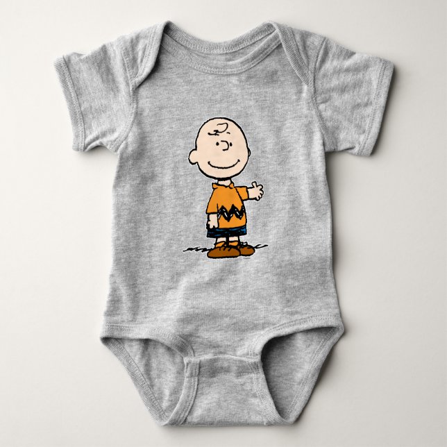 Peanuts | Charlie Brown Baby Bodysuit (Front)