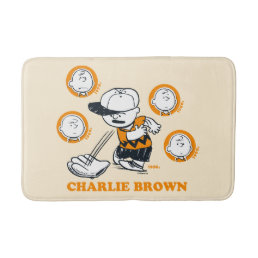 PEANUTS | Charlie Brown Baseball Bath Mat