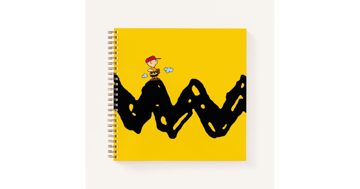 Peanuts | Charlie Brown Baseball Notebook | Zazzle