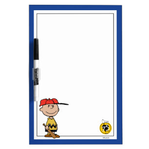 Peanuts   Charlie Brown Baseball Smile Dry Erase Board
