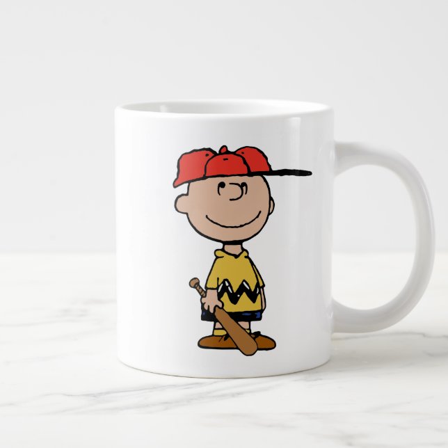 Peanuts | Charlie Brown Baseball Smile Giant Coffee Mug (Right)