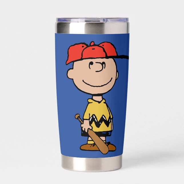 Peanuts | Charlie Brown Baseball Smile Insulated Tumbler (Front)