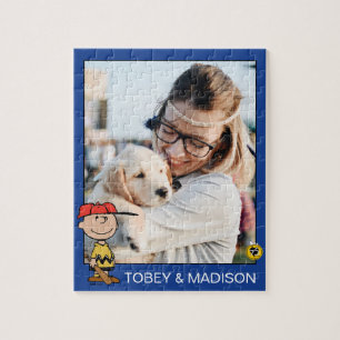 Peanuts Charlie Brown Baseball Smile Jigsaw Puzzle