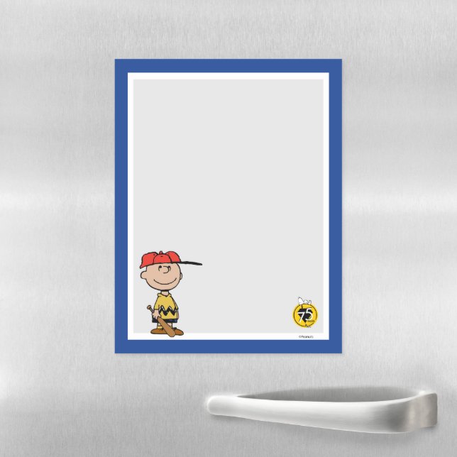 Peanuts | Charlie Brown Baseball Smile Magnetic Dry Erase Sheet (In Situ)