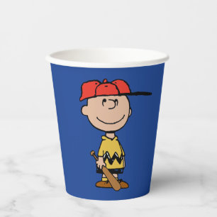 Peanuts   Charlie Brown Baseball Smile Paper Cups