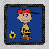Peanuts | Charlie Brown Baseball Smile Patch | Zazzle
