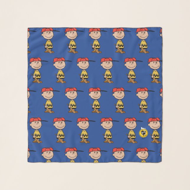 Peanuts | Charlie Brown Baseball Smile Scarf (Front)