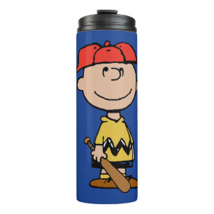 Peanuts Charlie Brown Baseball Smile Thermal Tumbler