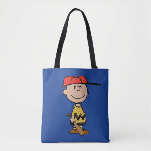 Peanuts   Charlie Brown Baseball Smile Tote Bag