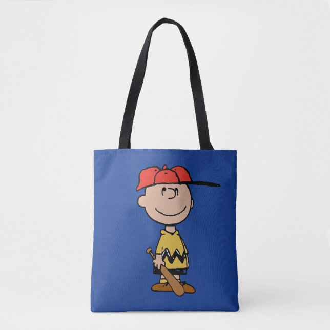 Peanuts | Charlie Brown Baseball Smile Tote Bag (Front)