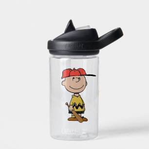 Peanuts   Charlie Brown Baseball Smile Water Bottle