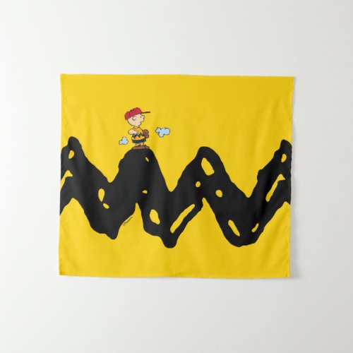 Peanuts  Charlie Brown Baseball Tapestry