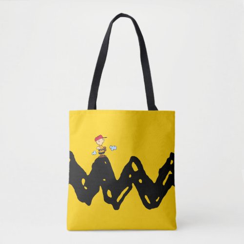 Peanuts  Charlie Brown Baseball Tote Bag