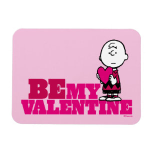 Peanuts Charlie Brown Be My Valentine Magnet