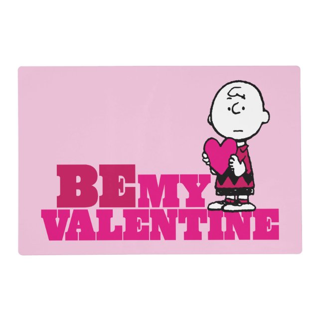 Peanuts | Charlie Brown Be My Valentine Placemat (Front)