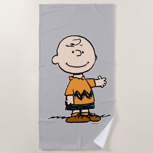 Peanuts  Charlie Brown Beach Towel