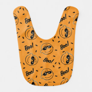 Peanuts   Charlie Brown Boo! Pattern Baby Bib