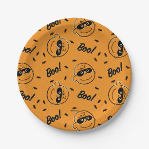 Peanuts   Charlie Brown Boo! Pattern Paper Plates
