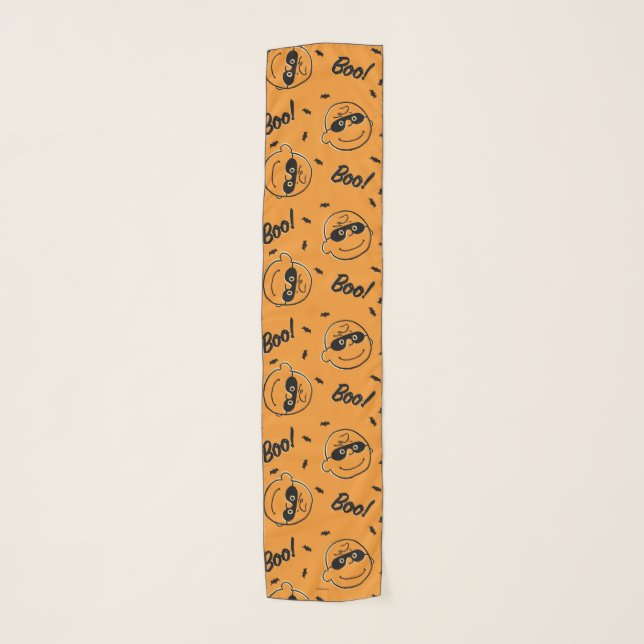 Peanuts | Charlie Brown Boo! Pattern Scarf (Front)