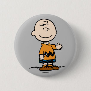 Peanuts   Charlie Brown Button